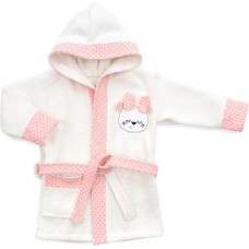 Дитячий халат Miniworld махровий (15554-104G-peach)