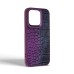 Чохол до мобільного телефона Harder Glamorous Croco Apple iPhone 14 Pro Dark Purple (ARM76771)