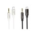 Кабель мультимедійний USB-C to 3.5mm M 1.0m BL22 black BOROFONE (6941991117763)
