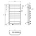 Сушарка для рушників Navin Блюз 480x800 (12-006030-4880)