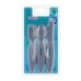 Набір дитячого посуду Lovi столові прибори (виделка+ніж+ложка) блакитні (31/418_blu)