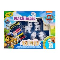 Набір для творчості Crayola Paw Patrol Washimals 4 тваринки та 6 фломастерів (74-0290)