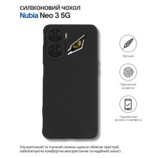 Чохол до мобільного телефона BeCover Silicone Nubia Neo 3 5G Black (714691)