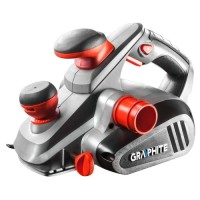 Електрорубанок Graphite 850W, 82мм, стругання до 3мм, 3.1кг (59G678)