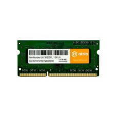 Модуль пам'яті для ноутбука SoDIMM DDR3 4GB 1600 MHz ATRIA (UAT31600CL11SK1/4)