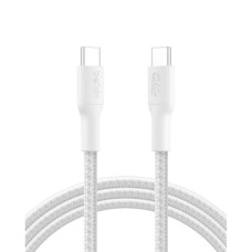 Дата кабель USB-C to USB-C 2.0m 240W white Belkin (CAB025HQ2MWH)