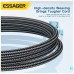 Дата кабель USB 2.0 AM to USB-C 2.0m 120W black Essager (EXC120-CGA01-P)