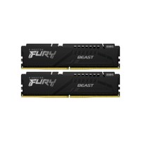 Модуль пам'яті для комп'ютера DDR5 128GB (2x64GB) 5600 MHz Beast Black Kingston Fury (ex.HyperX) (KF556C40BBK2-128)