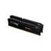 Модуль пам'яті для комп'ютера DDR5 128GB (2x64GB) 5600 MHz Beast Black Kingston Fury (ex.HyperX) (KF556C40BBK2-128)