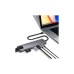 Концентратор Media-Tech USB-C 8-in-1 HDMI 4K/2xUSB-A/2xUSB-C/RJ45/SD/TF/PD 100W USB3.1 (MT5046)