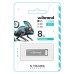 USB флеш накопичувач Wibrand 8GB Chameleon Silver USB 2.0 (WI2.0/CH8U6S)