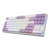 Клавіатура Hator Rockfall 2 Mecha Signature Edition USB White/White/Lilac (HTK-521-WWL)