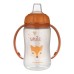 Поїльник-непроливайка Canpol babies Cute Animals тренувальна з силіконовим носиком 320 мл, помаранчева (56/512_ora)