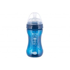 Пляшечка для годування Nuvita Mimic Cool 250мл темно-синя (NV6032NIGHTBLUE)
