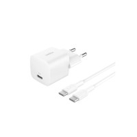 Зарядний пристрій Belkin USB-C PD25W PD3.1 + cable USB-C to USB-C 1.0m white (WCA012KQ1MWH-B6)