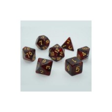 Набір кубиків для настільних ігор Games 7 Days Galaxy 7 Dice Set - Red (7 шт.) (g7dgala06)