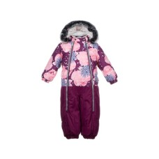 Комбінезон дитячий Huppa DEVON 2 36160230 бордовий з принтом/бордовий 86 (4741468712826)