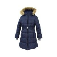 Пальто дитяче Huppa YACARANDA 12030030 темно-синій 140 (4741468562438)