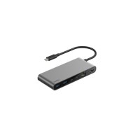 Концентратор Belkin USB-C 8-in-1 2xUSB 3.2 + 2xUSB-C PD100W + HDMI 2.0 4K60Hz + RJ45 2.5Gbps + SD/microSD (INC024HQSGY)