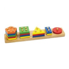 Розвиваюча іграшка Viga Toys Геометричні фігури (58558)