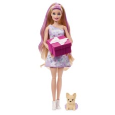 Лялька Barbie Вечірка-сюрприз у лілових тонах (JFG70)