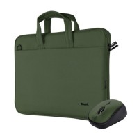 Сумка для ноутбука Trust 16" BOLOGNA Slim Eco + Mouse, Set green (24989)
