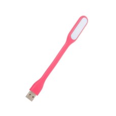 Лампа USB Optima LED, гнучка, рожевий (UL-001-PI)