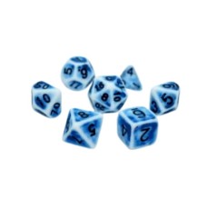 Набір кубиків для настільних ігор Games 7 Days Ancient 7 Dice Set - Blue (7 шт.) (g7danc07)