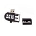 USB флеш накопичувач ColorWay Piano 64 GB 3.0 Black (CW-USBPO64)