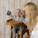 Тарілка дитяча Baboo з кришкою та ложечкою, від 6 місяців (синя) (9-029)